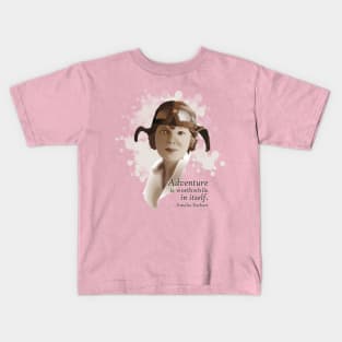 Amelia Earhart Kids T-Shirt